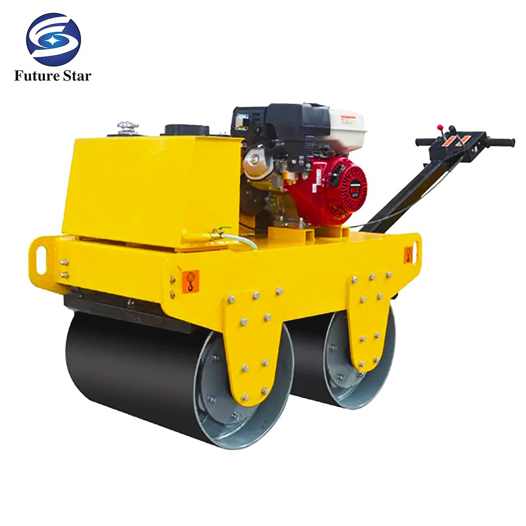 FutureStar Mesin Baby Roller Double Drum Diameter 600mm Pemadat Aspal ...