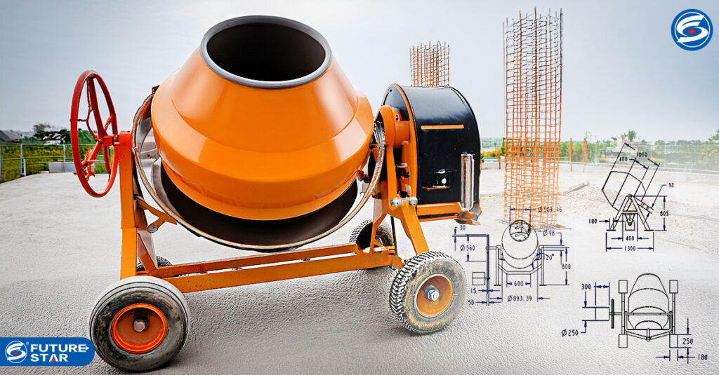 Design and Function of Concrete Mixer Machine Drum