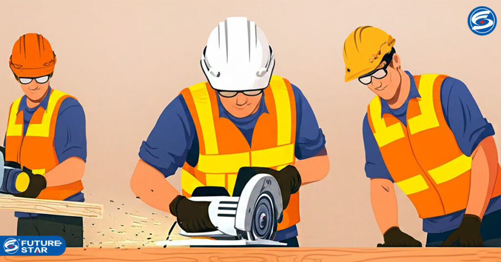 Engineering Control for Silica in Construction with Saw Hydraulic Cutting Machine.