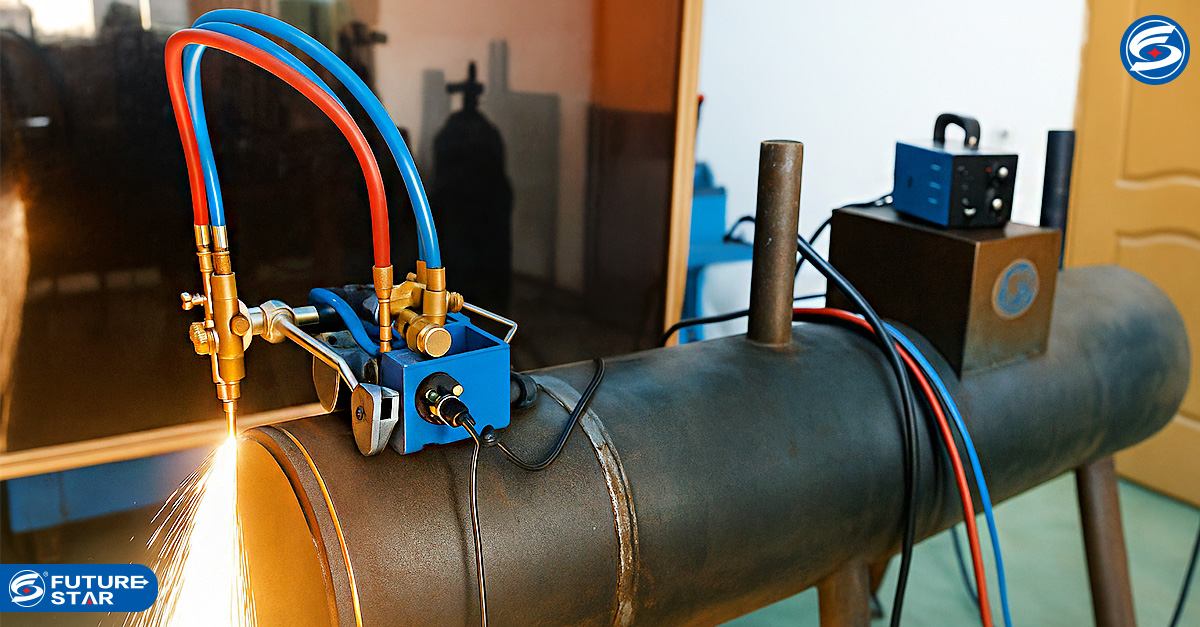 Magnetic Pipe Gas Cutting Machine Latest Iron Cutting Machine