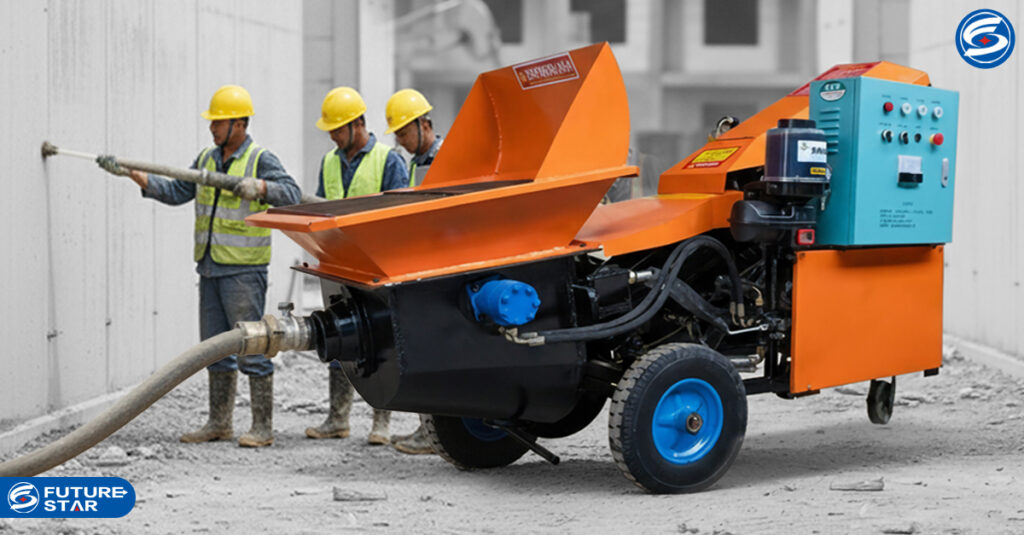Praktik Teknologi Pengecoran dengan menggunakan Concrete Pump