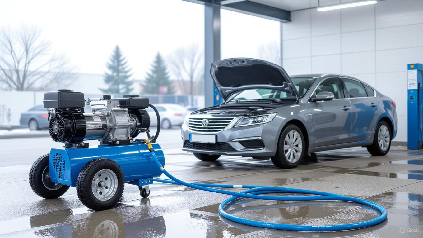 Air Compressor, the Best Solution for Car Wash Industry