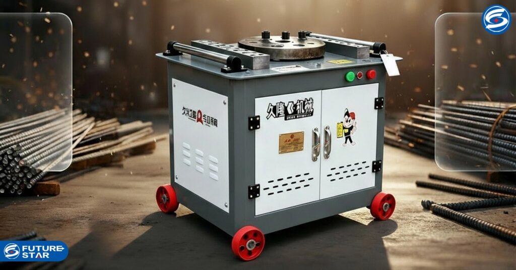 Desain Mesin Pembengkok Baja Tulangan dengan Rotatable Support Block untuk Optimasi Konsumsi Baja di Indonesia