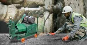 Mesin Grouting dalam Pekerjaan pada Industri Manufaktur Konstruksi