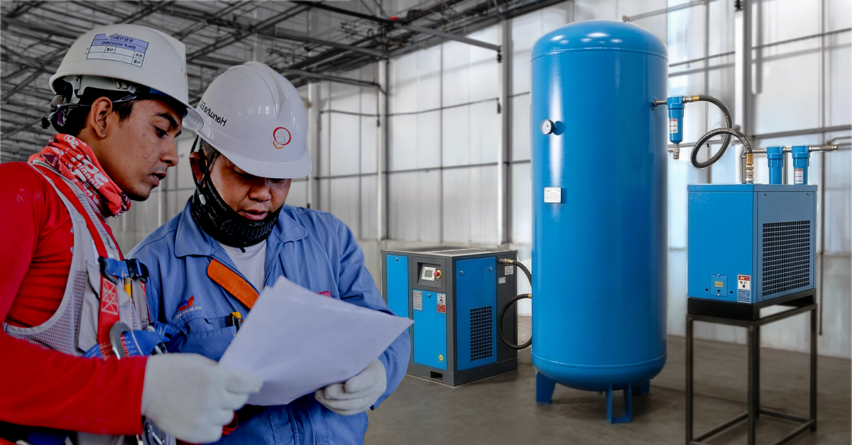 Sistem Pipa Udara Terkompresi: Desain Optimal pencegahan kegagalan kompresor