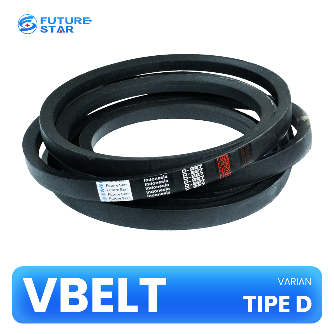 V-Belt Future Star Tipe D – Solusi Transmisi Heavy Duty Kelas Berat