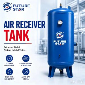Air Receiver Tank untuk sistem kompresor udara industri