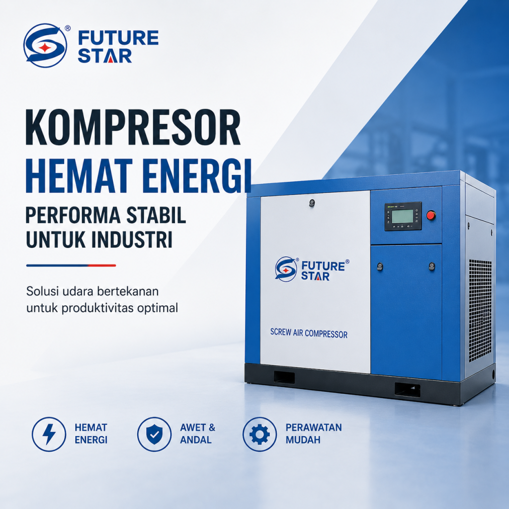 Direct Driven Air Compressor berkualitas tinggi untuk meningkatkan efisiensi produksi dan sistem udara bertekanan di berbagai industri