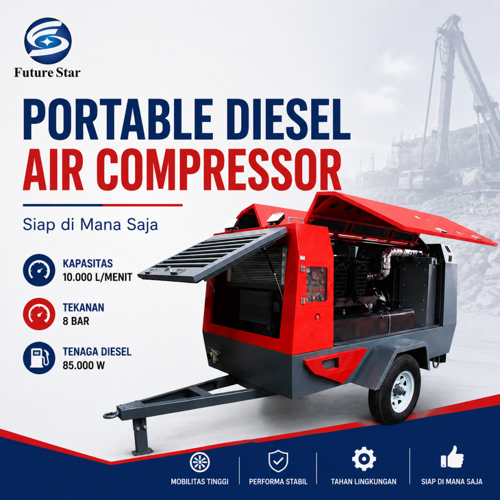 Portable Diesel Air Compressor Future Star